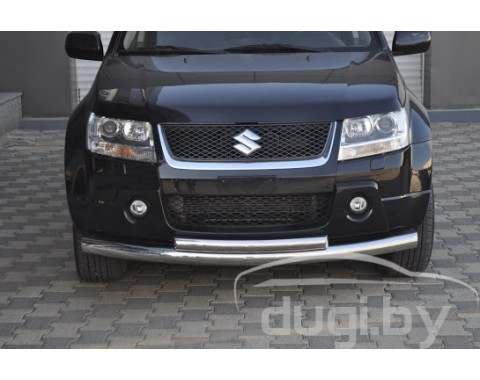 Защита бампера - труба двойная для Grand Vitara.